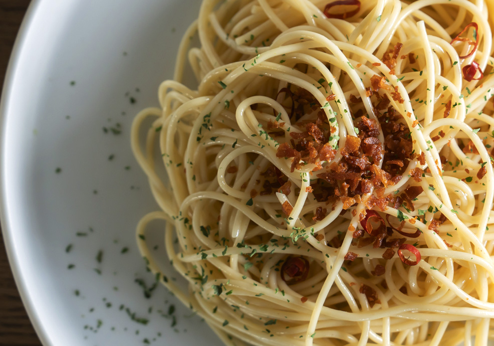 にんにくの味わいを堪能