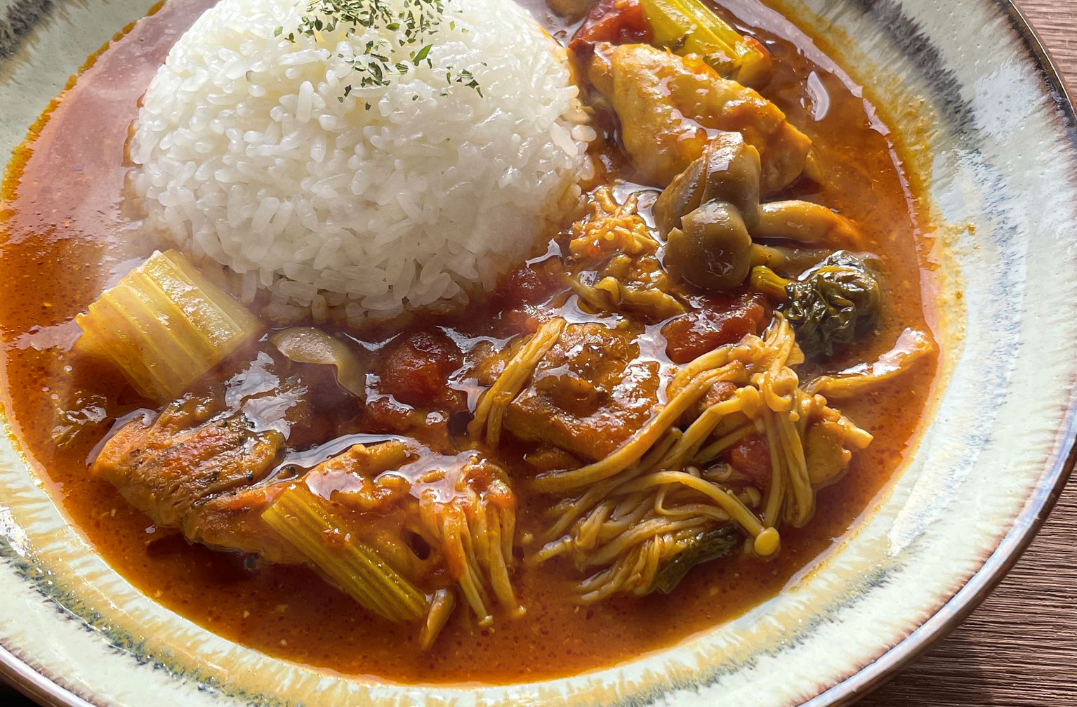 栄養たっぷり無水カレー